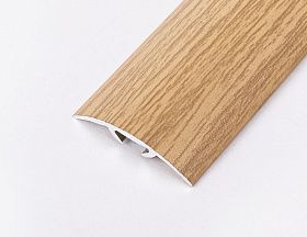 Порог (стык) Русский профиль  разноуровневый декорированный с дюб, 30*2700 мм, Сосна